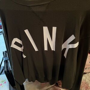 VS pink crop top pullover